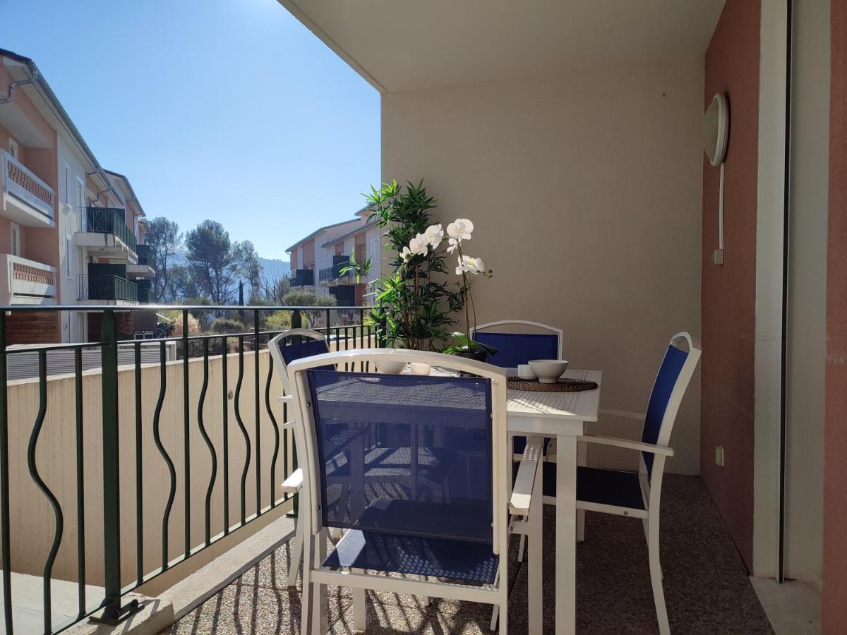 Appartamento Le Romarin - Climatisation piscine&parking privé Gréoux-les-Bains Esterno foto