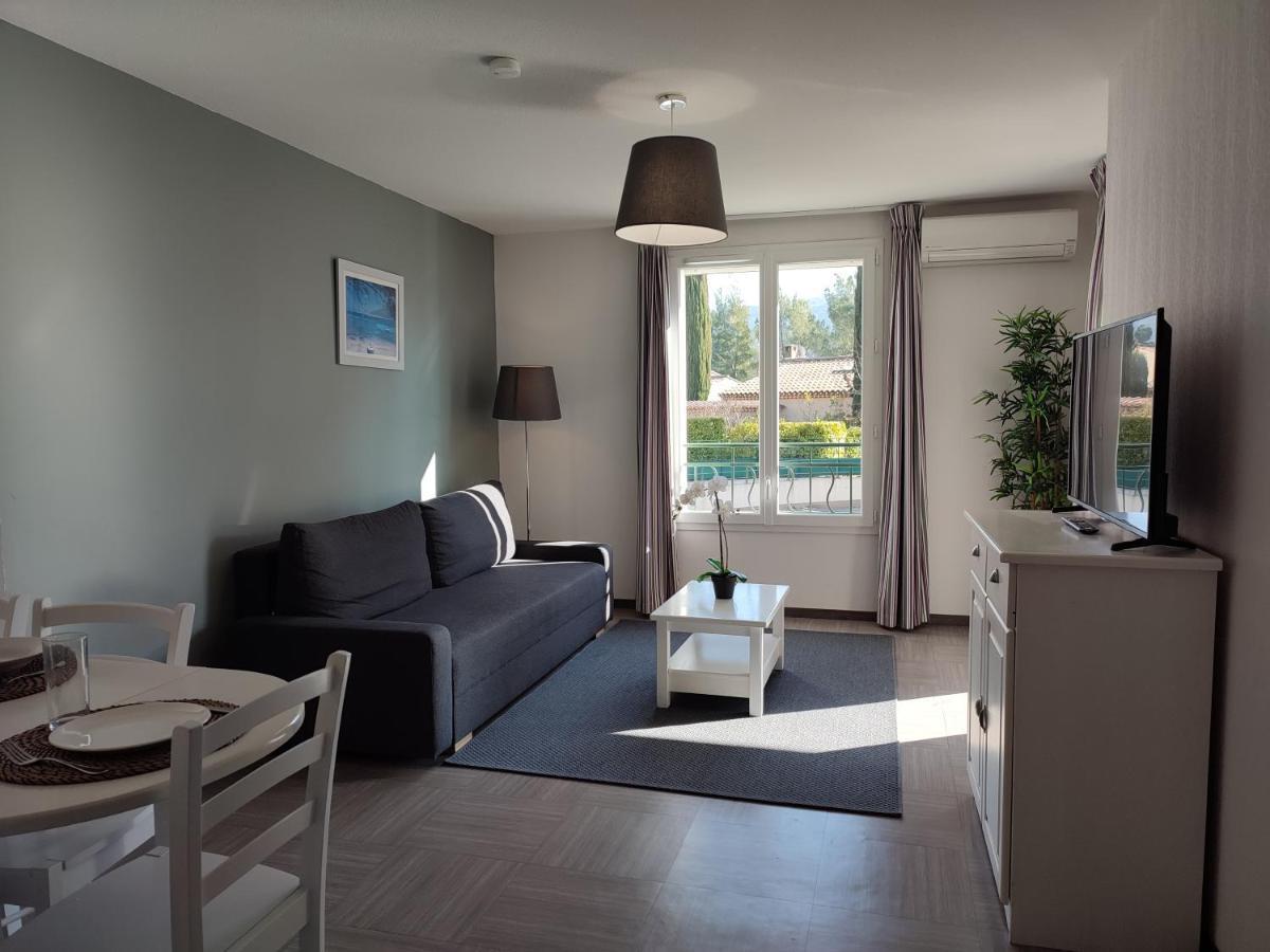 Appartamento Le Romarin - Climatisation piscine&parking privé Gréoux-les-Bains Esterno foto